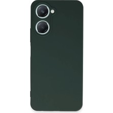 Twin Store Newface Vivo Y18 Kılıf First Silikon - Koyu Yeşil