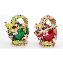 Azrlya Swarovski Taşlı Tavuskuşu Kutu
