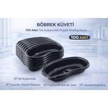 Bezos Böbrek Küveti 100 Adet Tek Kullanımlık Plastik Medikal Küvet