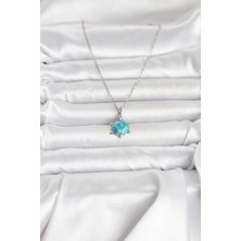Youday Accessories 316L Çelik Zincir Gümüş Renk Kaplumbağa Model Kadın Kolye