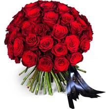 Çiçeek Premium Love 50 Kırmızı Gül Buketi
