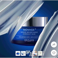 Oriflame Novage+ Intense Skin Recharge Gece Uygulanan Maske