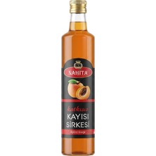 Nahita Katkısız Doğal Kayısı Sirkesi 500 ml (Geleneksel Fermantasyon - Cam Şişe)
