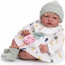 Tufy Toys Kiki Baby Elbiseli Gerçekçi Oyuncak Bebek