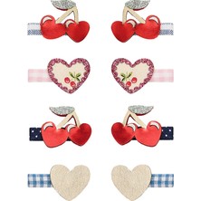Mimi & Lula Red Cherries Mini 8'li Toka
