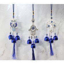 Azrlya Metal Nazar Boncuğu Çan Model 6