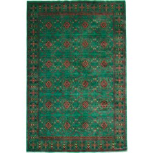 Veja Home Miras Koleksiyonu Vintage Desenli Viskon Halı Kaymaz Taban Antibakteriyel Toz Yapmaz Şık Salon Halısı