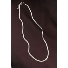 Youday Accessories 316L Çelik Gümüş Renk 60 cm Italyan Zincir Kolye