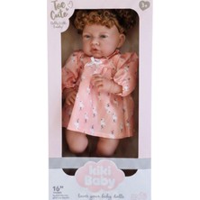 Tufy Toys Kiki Baby Kıvırcık Saçlı Gerçekçi Oyuncak Bebek