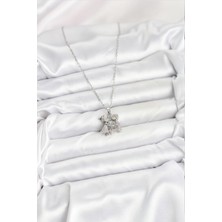 Youday Accessories 316L Çelik Zincir Gümüş Renk Erkek Kız Model Kadın Kolye