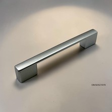 DKSDİZAYN 5 Adet Nergis Mat Krom Dolap Kulpu – 4 Delikli Çift Ölçülü Metal Mobilya Kulpu (96–128 / 160–192 / 224–256 Mm)