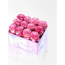 Çiçeek Dia Maxi Kutuda 12 Pembe Gül