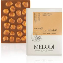 Çiçeek Ekstra Sütlü Çikolatalı ve Bütün Kavrulmuş Fındıklı Beyoğlu Tablet Çikolatası 60G(℮)
