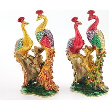 Azrlya Swarovski Taşlı Tavuskuşu Figürü