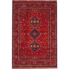 Veja Home Miras Koleksiyonu Vintage Desenli Viskon Halı Kaymaz Taban Antibakteriyel Toz Yapmaz Şık Salon Halısı