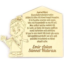 PremiumPort 10 Adet Aynalı Pleksi Mıknatıslı Dolap Süsü, Sünnet Hediyesi Seti