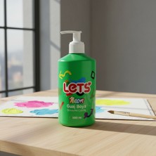 Let's Let’s Guaj Boya Neon Yeşil 500 ml