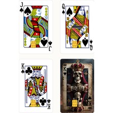 Huggy Craft Kral Kraliçe Jack Iskambil 4'lü Set Kredi/banka Kart Kaplama Sticker