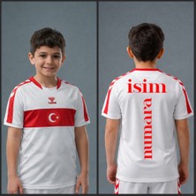 Hummel Çocuk Milli Takım Forması Tek Üst (Kişiye Özel Baskı Hediyeli)