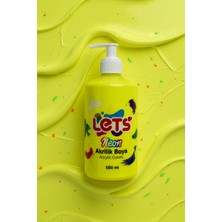 Let's Let’s Akrilik Boya Neon Sarı 500 ml