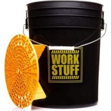 Work Stuff Siyah Detaylandırma Kovası Rınse ( Durulama ) - 20 Litre + Grit Guard (Süzgeç)