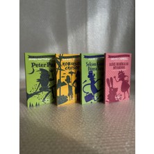İş Bankası Kültür Yayınları "dünya Klasiklerinden Çocuklar Için 4'lü Set Peter Pan Robinson Crusoe Seksen Günde Dünya Turu Alice Harikalr Diyarında"