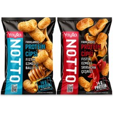 Yayla Notto Fıstık Ezmeli ve Ballı Protein&sriracha Çeşnili Cipsi 2X50 G