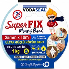 Vodaseal Çift Taraflı Montaj Bandı 25MM x 10CM