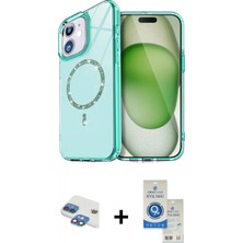 Pileli Store Pilelistore™ iPhone 11 Kılıf Kıvılcım Form Prime - Şeffaf Royal Nano Ekran Koruyucu + Pers Alüminyum Kamera Lens - Gı