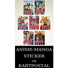 Gerekli Şeyler Yayıncılık Naruto 54-55-56-57-58-59-60 Manga Seti (7 Kitap) / Anime-Manga Sticker ve Kartpostal Hediyeli
