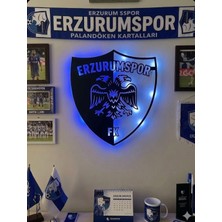 Zuzuca Store Erzurumspor Kablosuz Ledli Duvar Dekorasyon
