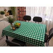 Özdağ Home Concept 150X150 cm Kırmızı Beyaz Pötikare Masa Örtüsü Dertsiz Kumaş Leke Tutmaz Silinebilir Mutfak Balkon Piknik Masa Örtüsü