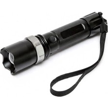 Renas Store KM-110 Profesyonel Şarjlı El Feneri Ledli+Flashlight+Zoom Özellikli Aparatlı 6 Parça Full Set