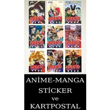 Gerekli Şeyler Yayıncılık Naruto 52-53-54-55-56-57-58-59-60 Manga Seti (9 Kitap) / Anime-Manga Sticker ve Kartpostal Hediyeli