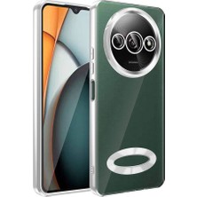 Cavora Xiaomi Redmi A3 4g 2024 Kamera Korumalı Logo Gösteren Omega Kapak Telefon Kılıfı Şeffaf Darbe Emici Silikon Kılıf