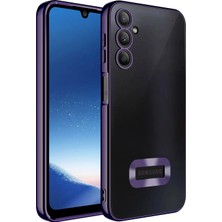 Cavora Samsung Galaxy A24 Kamera Korumalı Logo Gösteren Omega Kapak Telefon Kılıfı Şeffaf Darbe Emici Silikon Kılıf