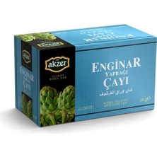 Akzer 2'li Paket Enginar Yaprağı Çayı (2X20 Süzen Poşet)