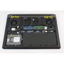 Bilbor Bilgisayar Dell Inspiron 7577 Notebook Fan / Ver.2 - Sol Fan
