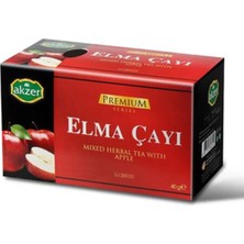 Akzer 2'li Paket Elmalı Çay Premium (2X20 Süzen Poşet)