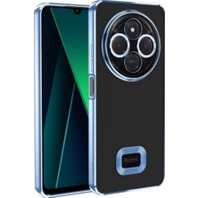 Cavora Xiaomi 14C 4g Kamera Korumalı Logo Gösteren Omega Kapak Telefon Kılıfı Şeffaf Darbe Emici Silikon Kılıf