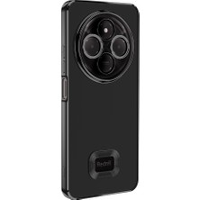 Cavora Xiaomi 14C 4g Kamera Korumalı Logo Gösteren Omega Kapak Telefon Kılıfı Şeffaf Darbe Emici Silikon Kılıf