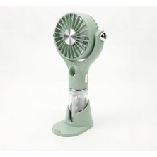 Avec AV-F833 Telefon Tutucu , Su Spreyli ve Hassas Ayarlı USB Şarjlı Mini Fan