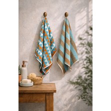Coton Delux %100 Pamuk 50X70 Mutfak Havlusu 2’li Set – Yüksek Emici, Yumuşak Dokulu