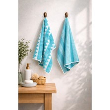 Coton Delux %100 Pamuk 50X70 Mutfak Havlusu 2’li Set – Yüksek Emici, Yumuşak Dokulu