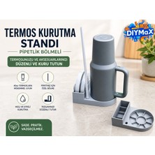 Dıymax Stanley Termos Kurutma Standı 40OZ 30OZ Bardak Pipet ve Kapak Tutucu Organizer