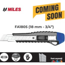 Miles Maket Bıçağı Büyük 18MM