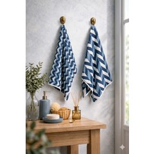 Coton Delux %100 Pamuk 50X70 Mutfak Havlusu 2’li Set – Yüksek Emici, Yumuşak Dokulu