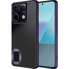 Cavora Xiaomi Redmi Note 13 4g Kamera Korumalı Logo Gösteren Omega Kapak Telefon Kılıfı Şeffaf Darbe Emici Silikon Kılıf