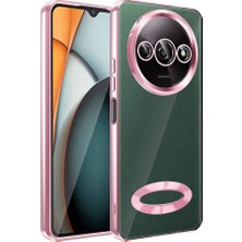 Cavora Xiaomi Redmi A3 4g 2024 Kamera Korumalı Logo Gösteren Omega Kapak Telefon Kılıfı Şeffaf Darbe Emici Silikon Kılıf
