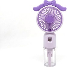 Avec AV-F830 Su Spreyli ve Figürlü USB Şarjlı Mini Fan